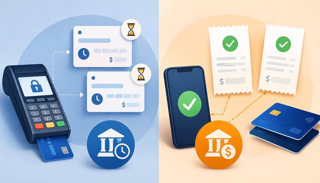 Duplicate pending authorizations vs. duplicate captured sales illustration