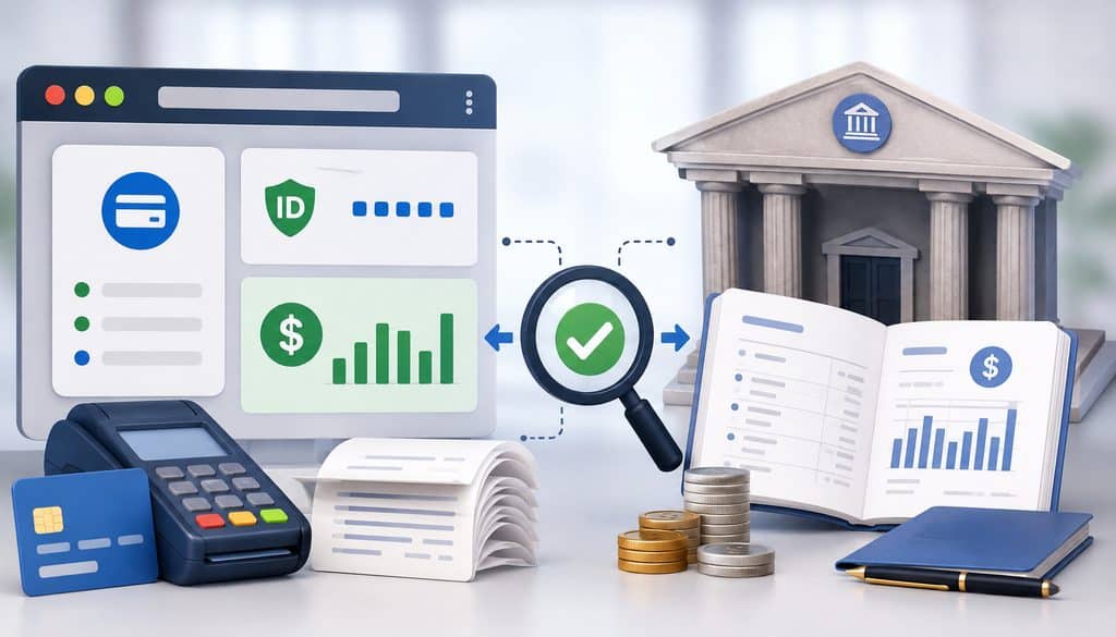 Settlement ID and bank deposit amount reconciliation illustration